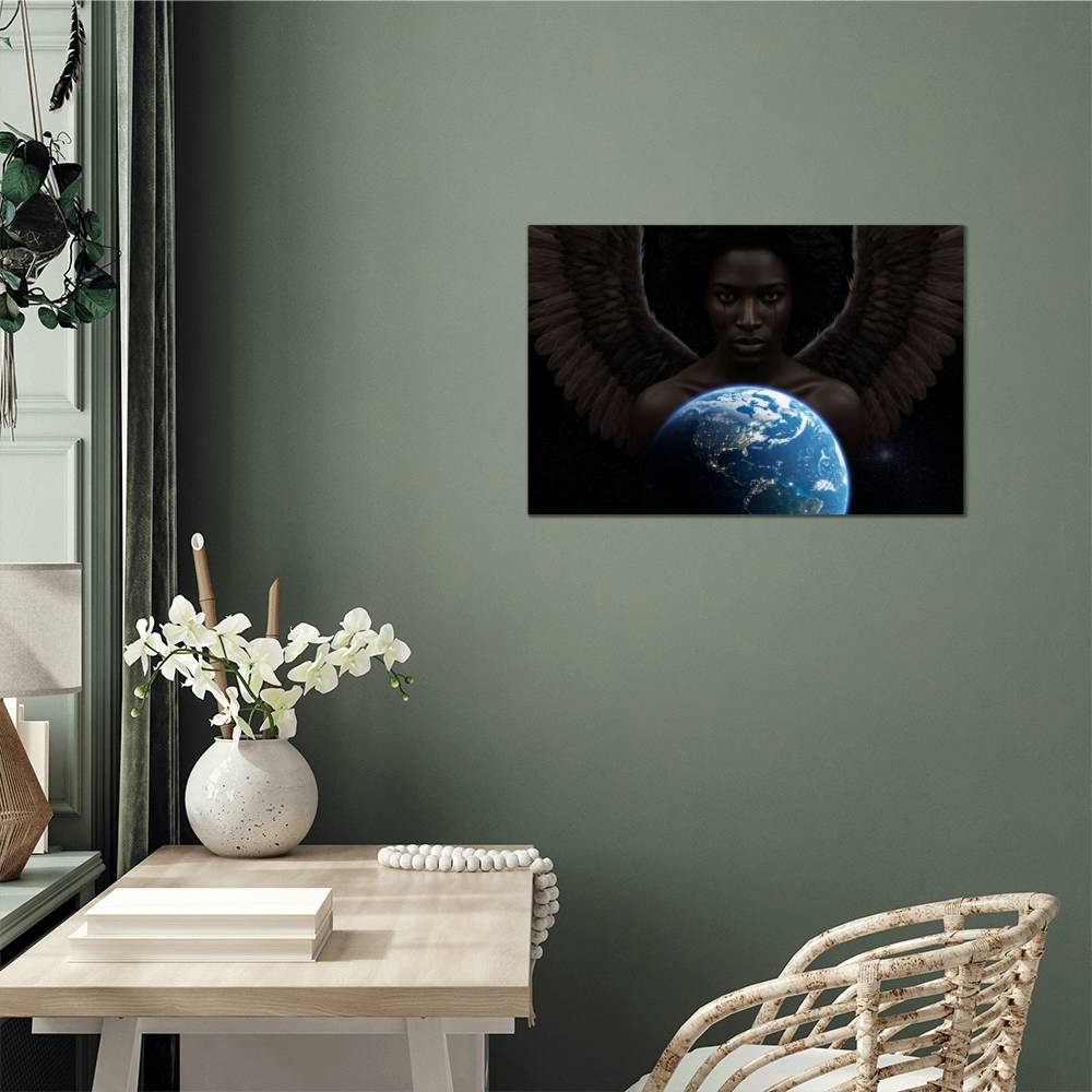 Entitled: Free Angel - Metal Wall Art