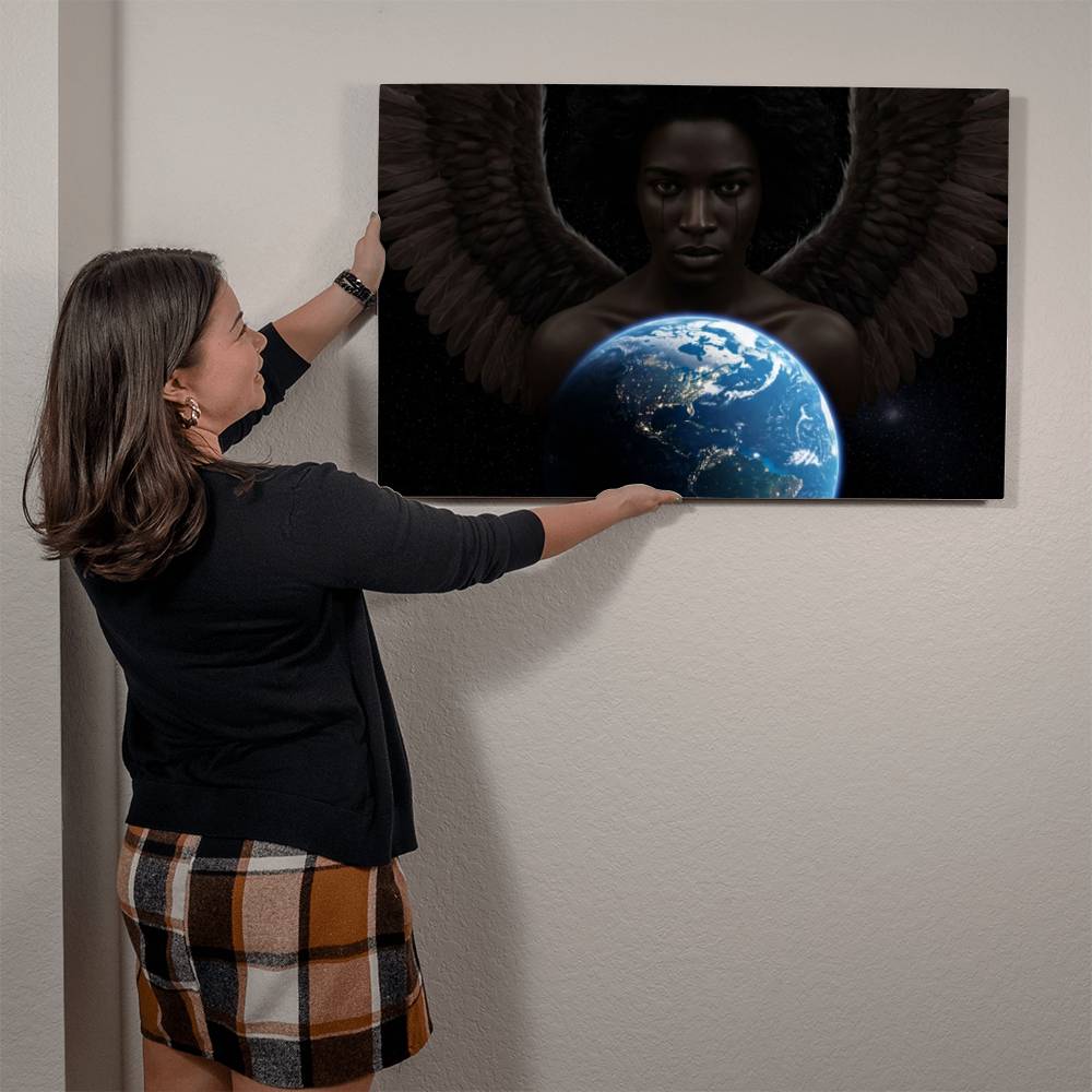 Entitled: Free Angel - Metal Wall Art
