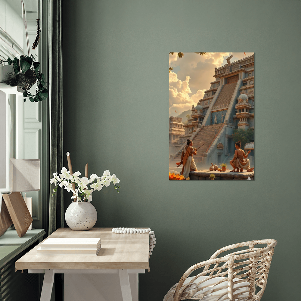Sacred Guardians - Metal Wall Art